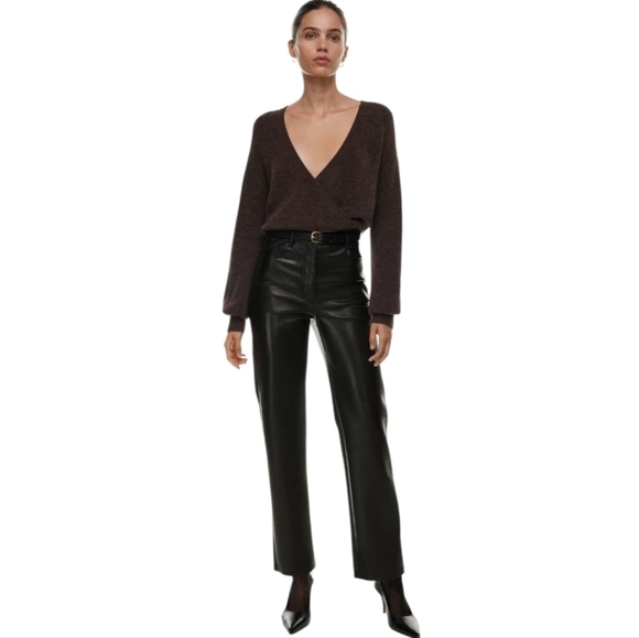 ARITZIA WILFRED THE MELINA PANTS WOMEN'S SIZE 10 - Picture 3 of 16